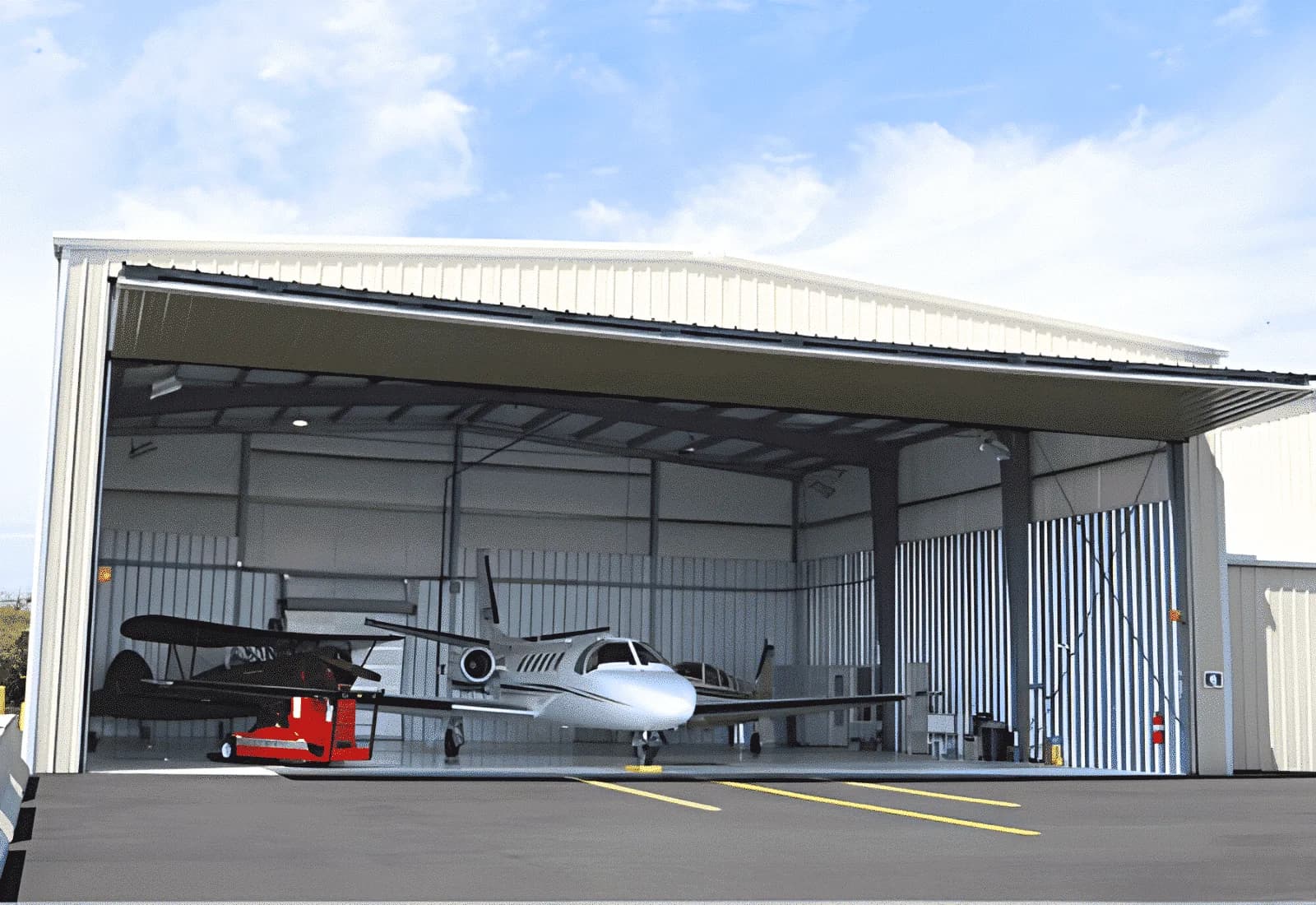 Aviation hangar